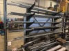 Material Racks w/ Rollers & Assorted Pipe - 4