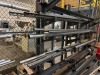 Material Racks w/ Rollers & Assorted Pipe - 9