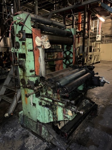 Wolverine Flexographic Printing Press w/ In-feed Nip