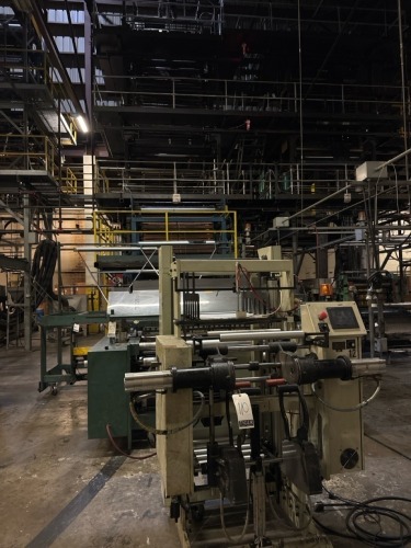 Bulk Lot Complete Blown Film Extrusion Line 4 (Lots 101-107)