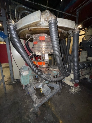 16" Die on Rotator w/ Dual Lip Rotating Air Ring