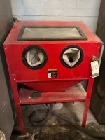 Central Pneumatic Floor Blast Cabinet