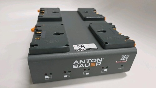 Anton Bauer Dionic 26V LP4 Quad Gold Mount Charger
