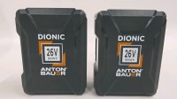 Anton Bauer Dionic 26V 98Wh Gold Mount Batteries