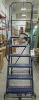 Rolling Steel Warehouse Ladder