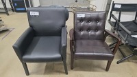 Lounge Chairs w/Bar Cart