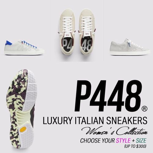 Pair of P448 Luxury Italian Women's Sneakers