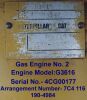 Used CAT G3616 Gas Engine, (Qty 2) - 12