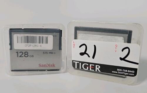 SanDisk 128GB Extreme Pro CFast Memory Cards