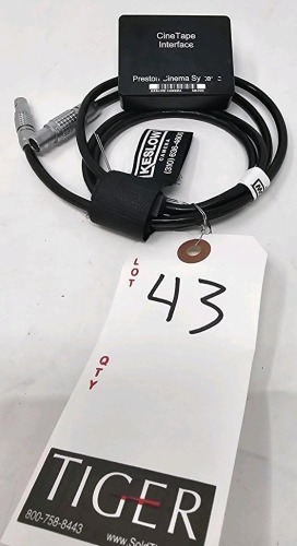 Preston Cinema Systems Cinetape Interface Cable