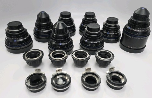 Zeiss Compact Prime CP2 (8) Lens Set