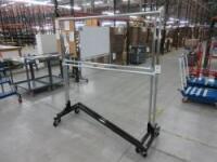 Uline Rolling Z Rack-Black