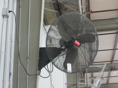 Dayton 30in Quiet Design Oscillating Wall Mount Fans