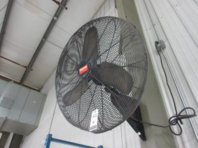 Dayton 30in Quiet Design Oscillating Wall Mount Fans