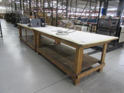 Custom Wood Assembly/Work Tables
