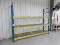 Pallet Rack Section Consisting Of (2) 8ft