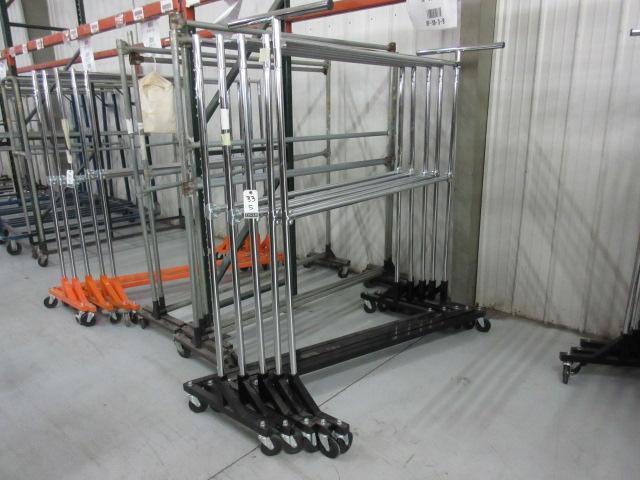 Uline Rolling Z Rack-Black