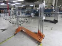 Uline Rolling Z Rack-Orange