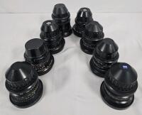 Zeiss Standard Speed T2.1 (8) Lens Set