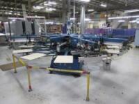 M & R Gauntlet Revolver Series II 10 Head Automatic Screen Printing Press