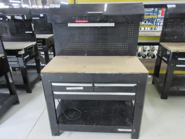 Kobalt 22in x 45in x 36in Heavy Duty Steel 3 Drawer Tool Storage