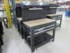 Kobalt 22in x 45in x 36in Heavy Duty Steel 3-Drawer Tool Storage Wood Table Workbench - 2