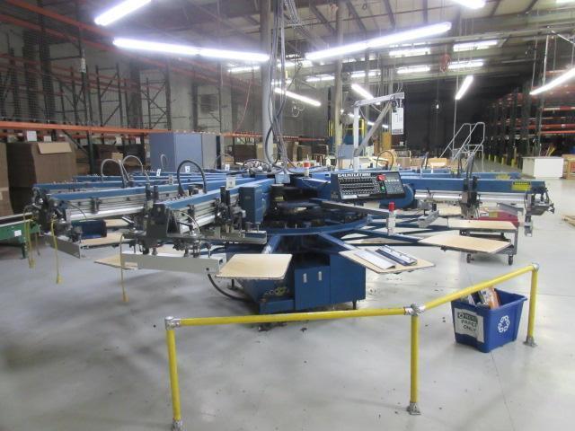 gauntlet iii automatic screen printing press