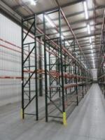 Sections Ridge-U-Rak Pallet Racking Consisting Of (61) 16ft x 32in Uprights
