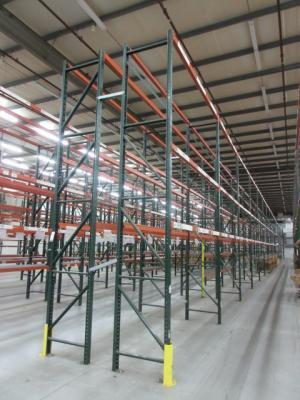 Sections Ridge-U-Rak Pallet Racking Consisting Of (32) 16ft x 32in Uprights
