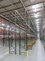 Sections Ridge-U-Rak Pallet Racking Consisting Of (32) 16ft x 32in Uprights
