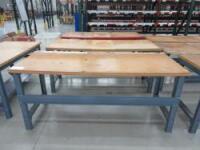 Shop Top Square Edge Work Benches-Adjustable Height
