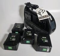 Anton Bauer Performance Quad Charger w/Anton Bauer Titon 150 Gold Mount Li-Ion Batteries