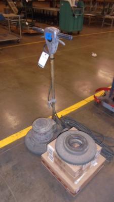 Floor Scrubber W/ New Heads