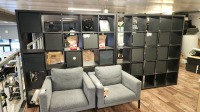 Guest Chairs / Storage Shelfs