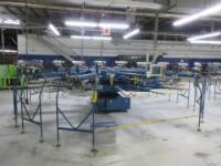 M & R Challenger III 14 Head Inline Automatic Screen Printing Press