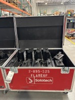 Solaris Flare Q+ LED Lights w/ (2) Road Cases