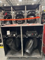 (2) Vari-Lite Wash FX Moving Lights w/ Rolling Road Case