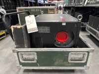 Barco Flex DLP Projector w/ Rolling Road Case