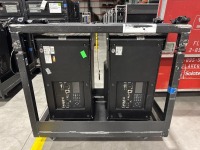 (2) Barco Flex DLP Projectors w/ Rolling Mount Rack