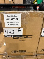 QSC Surface Speakers 4" Black (Pair)