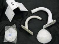 Lot (1) UNI-WMB1 and (1) UNIMDB1 and (1) UNIMA1 Mounting Brackets. No Warranty