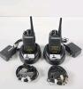 Motorola CP185 Two Way Radios w/Chargers, Lot (2)