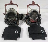 Mole-Richardson 300W Betweenie Solarspot Fixtures w/Barndoor