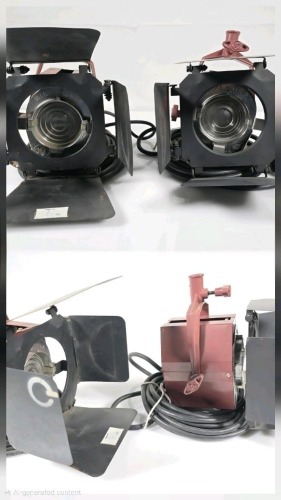 Mole-Richardson Mini-Mole Solarspot Fresnel Tungsten Lights