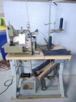 N-C Carpet Serger Model 81200AIR w/ Motor & Stand