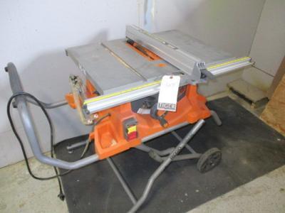 15 Amp 10 in. Heavy-Duty Portable Table Saw with Stand