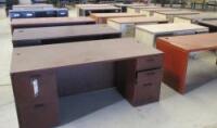 Mixed Wood & Metal Office Desks