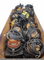 (9) Strand 2K Blonde Lanebeam Open-Faced Floodlights