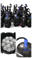 Martin RUSH PAR 2 RGBW Zoom Fixture With Power Cable