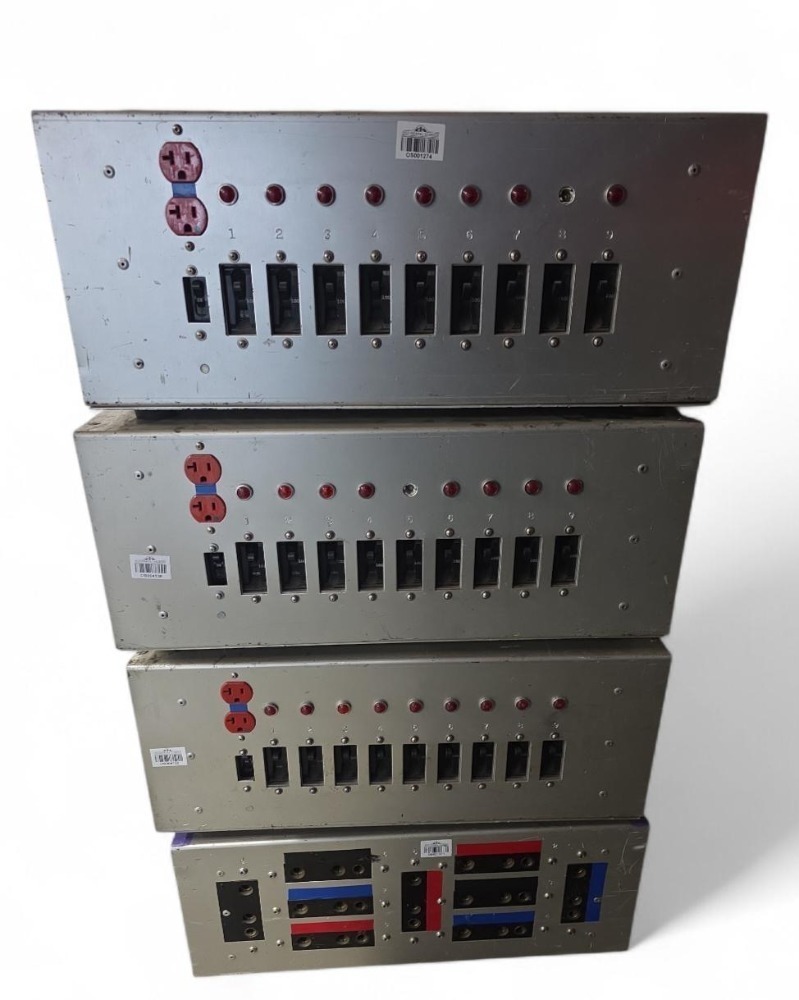 (4) Paladin 900 Amp 3-Phase Distribution Boxes